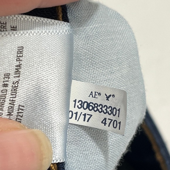 American Eagle Outfitters Denim Shorts Women 4 Mid Rise Rolled Cuff Stretch - Picture 8 of 14